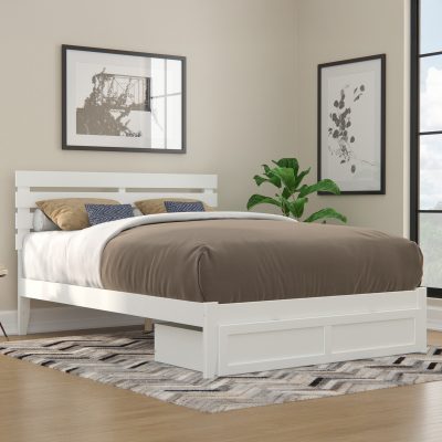 Oxford Platform Bed with Storage Drawer
