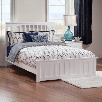 Mission Foundation Bed Frame with Matching Footboard