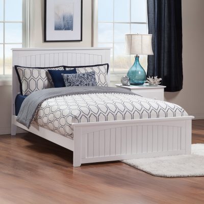 Nantucket Low Profile Platform Bed with Matching Footboard