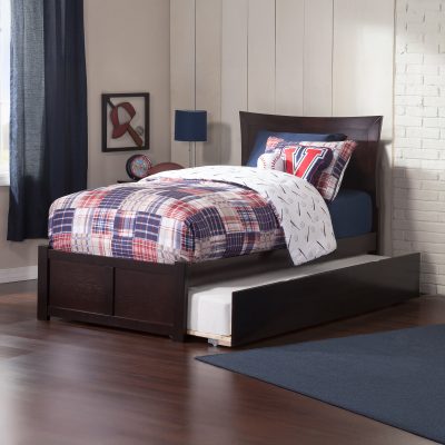 Metro Platform Bed with Footboard & Trundle