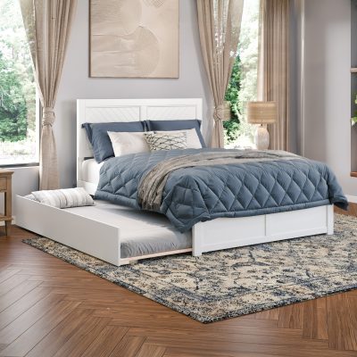 Canyon Platform Bed with Footboard & Trundle