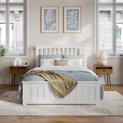 Becket Low Profile Platform Bed with Matching Footboard