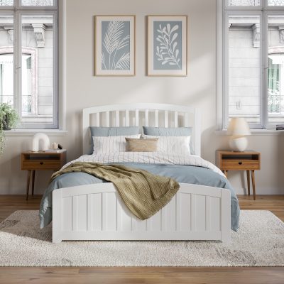 Quincy Low Profile Platform Bed with Matching Footboard