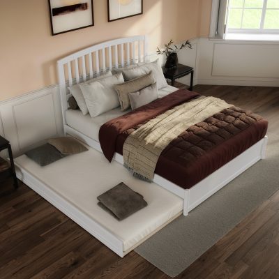 Lucia Platform Bed with Footboard & Trundle