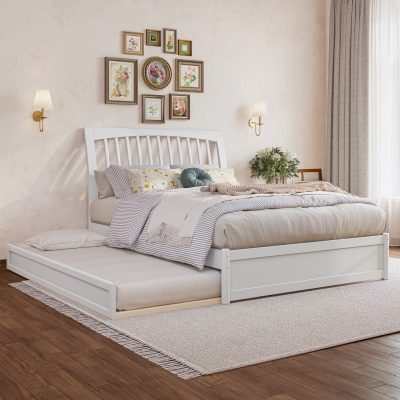 Roslyn Platform Bed with Footboard & Trundle