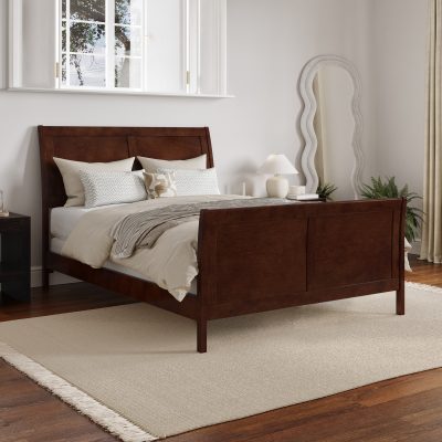 Portland Foundation Bed Frame with Matching Footboard