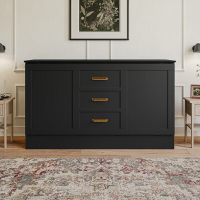 Charleston Murphy Bed Chest with 6" Mattress